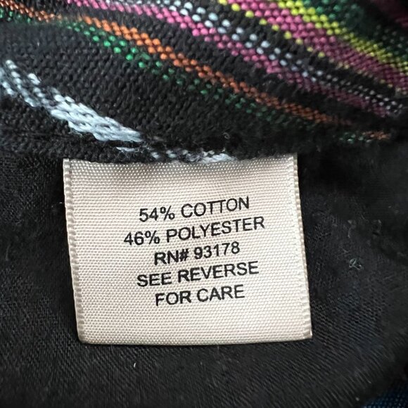 Philosophy Colorful  Stripe Fringe Hippie Shorts Sz 4 - Picture 8 of 10